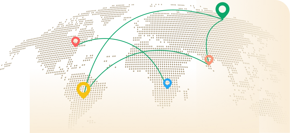 CDN world map