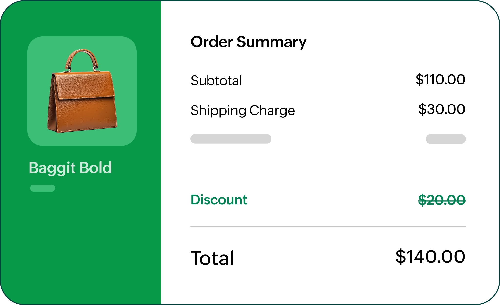 Order Summary USD