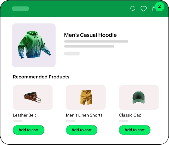 smart recommendation product list