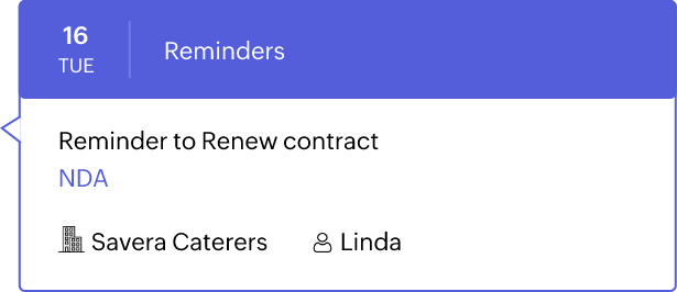 Never miss out on a renewal opportunity