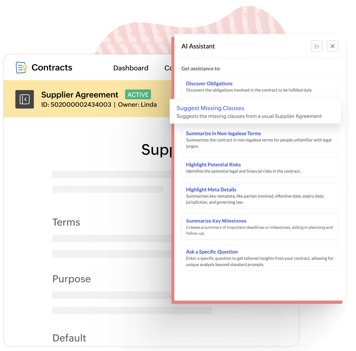 Contract authoring made easy with AI