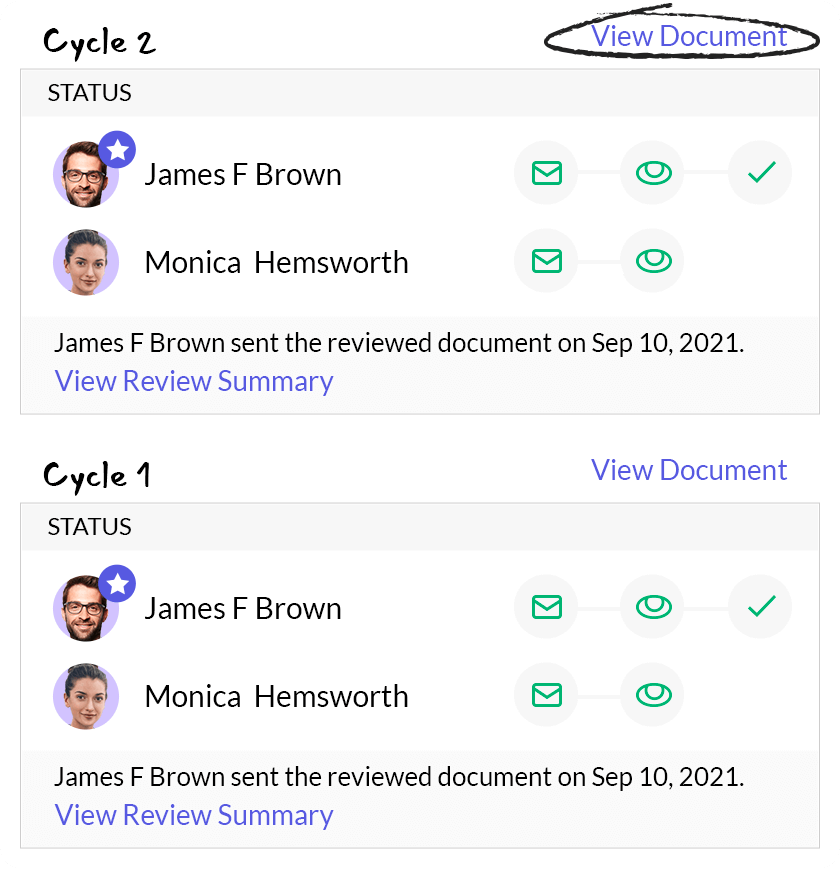 History tracking