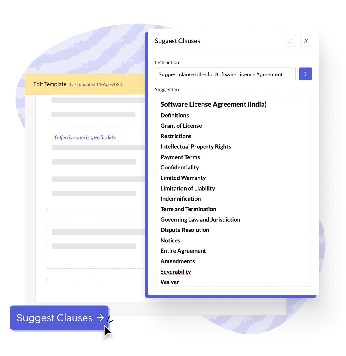Effortlessly author contracts using AI Effortlessly author contracts using AI