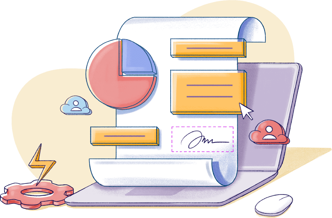 Contract management software for information technology