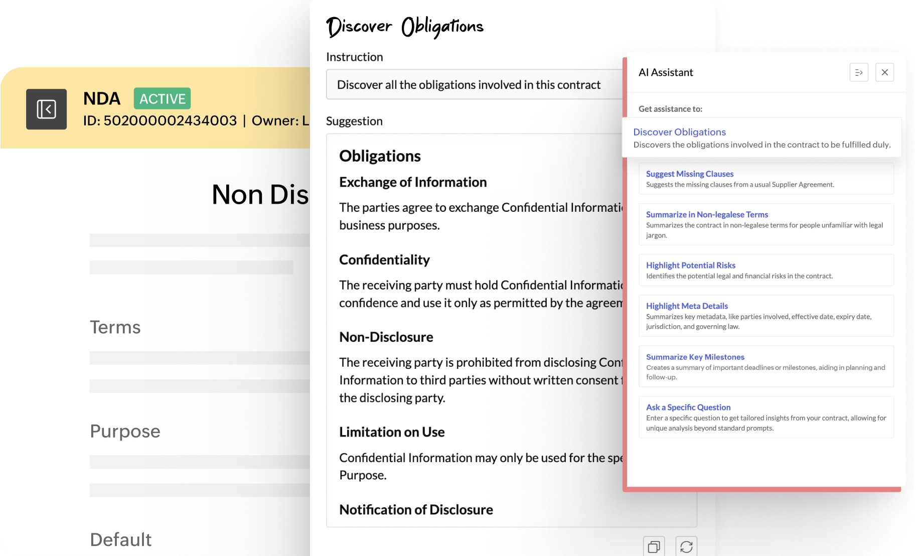 Discover contractual obligations in seconds with AI