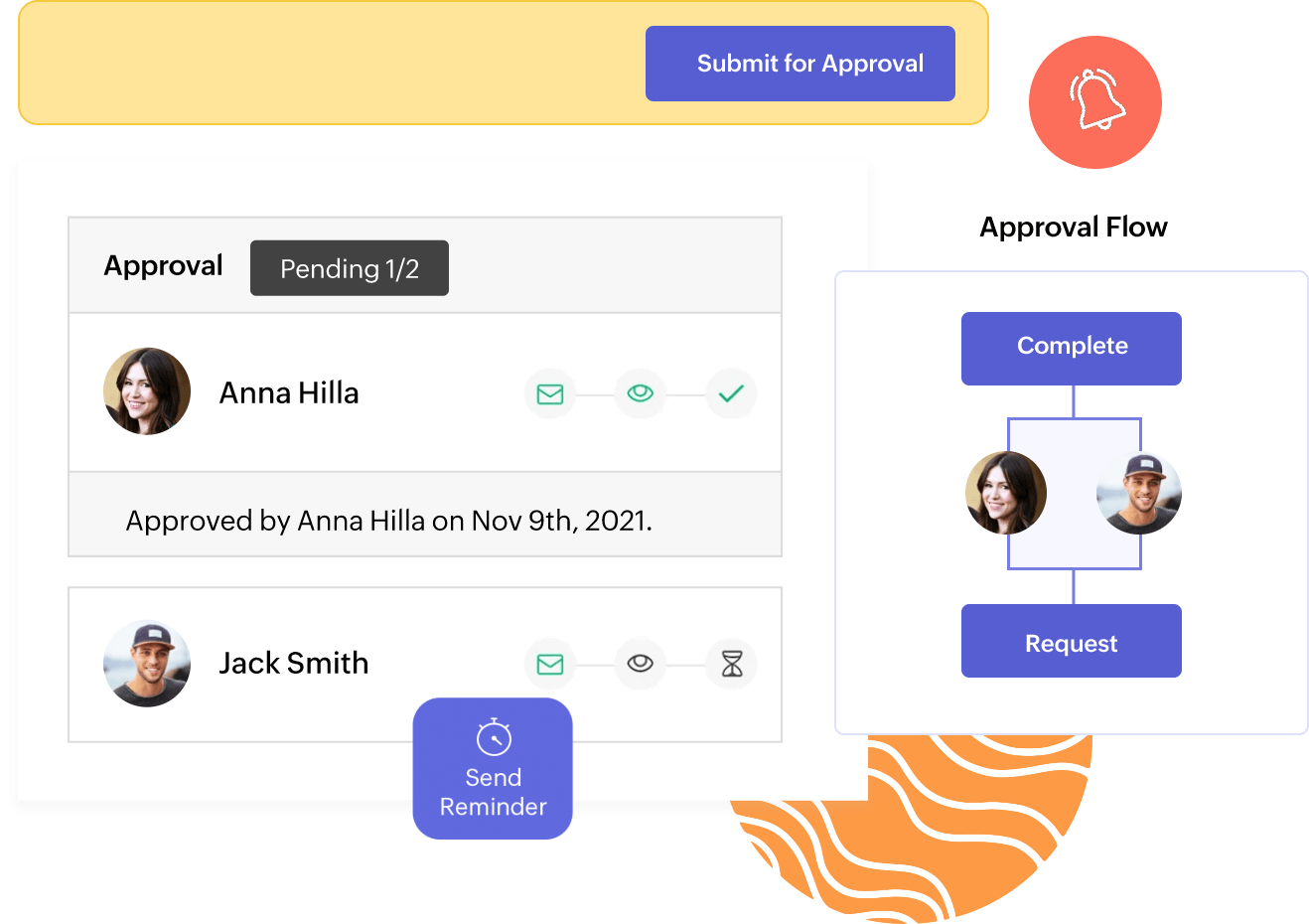 Automate approval processes