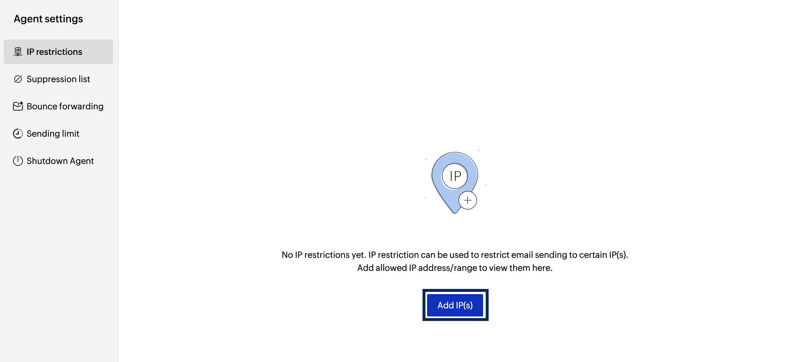Add ip restriction