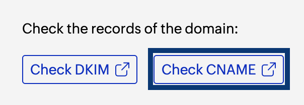 CNAME check