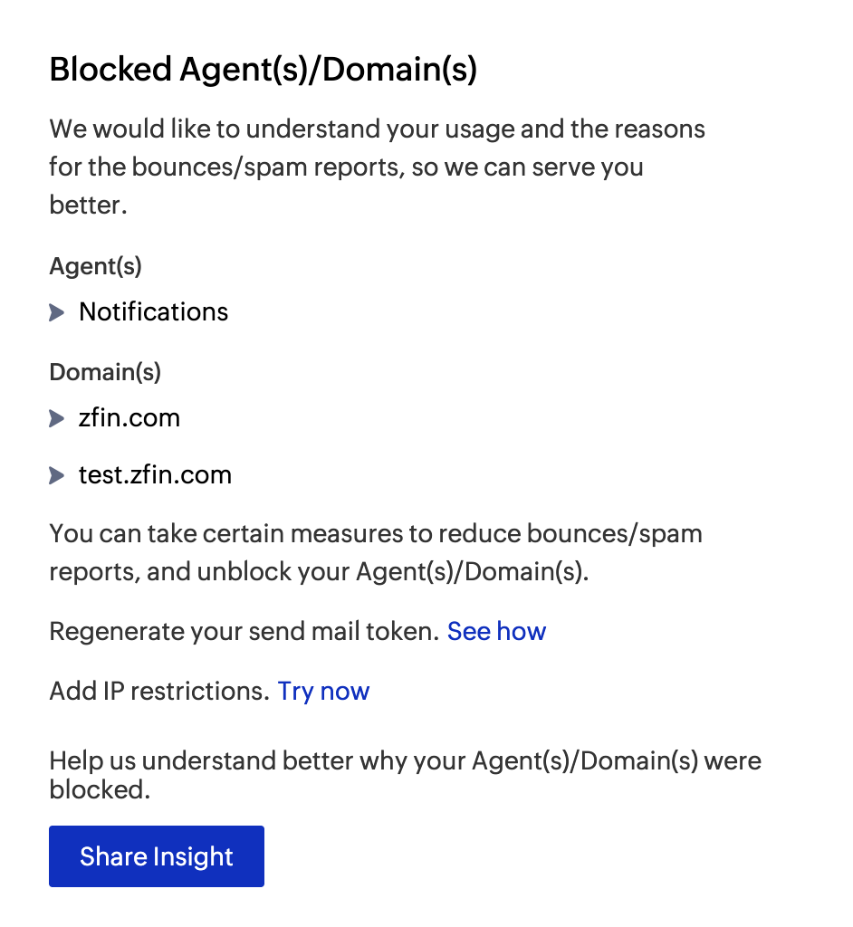 More information on agent block