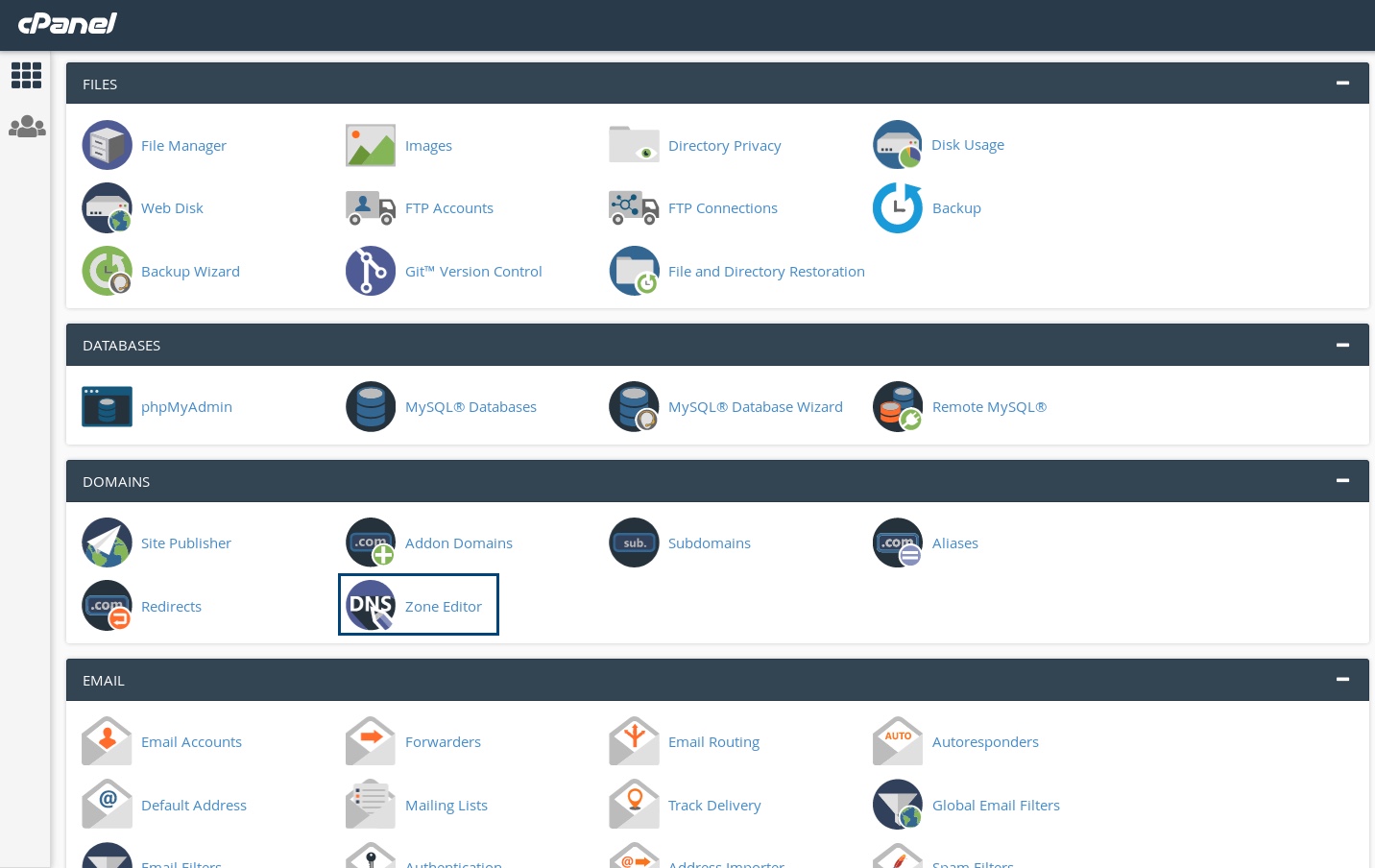cpanel1a cPanel DNS configuration