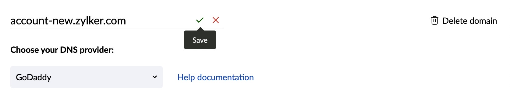 Save edited name