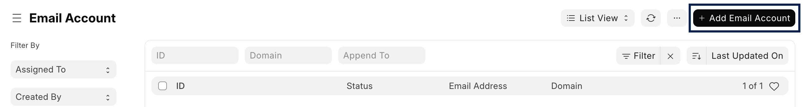 Add email account 