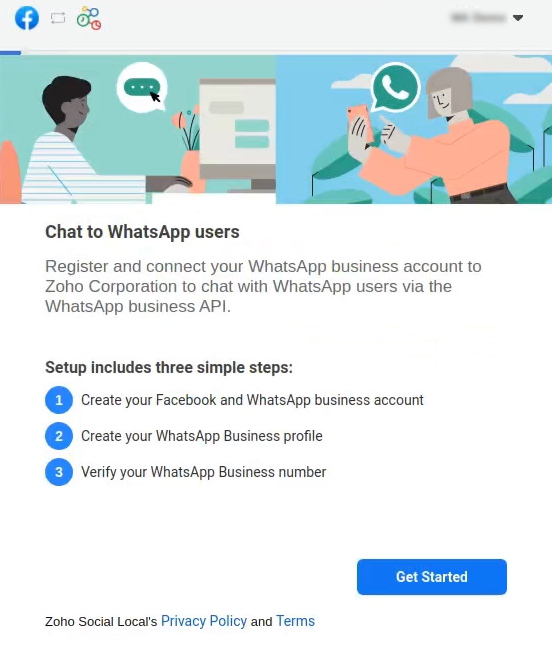 create your WhatsApp Business account
