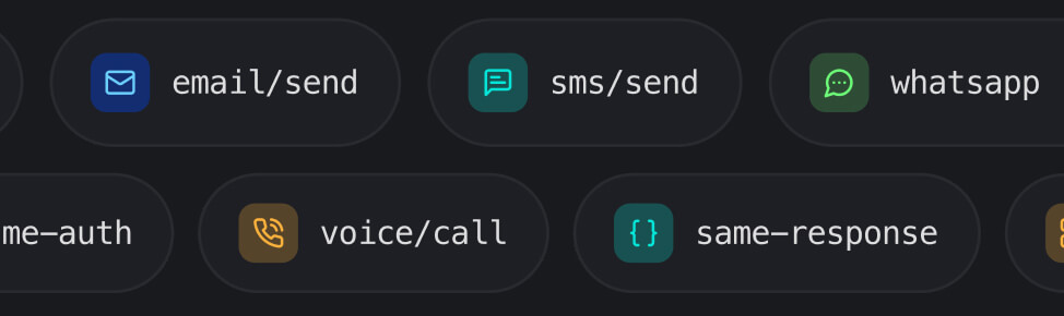 Channel-specific APIs, consistent conventions