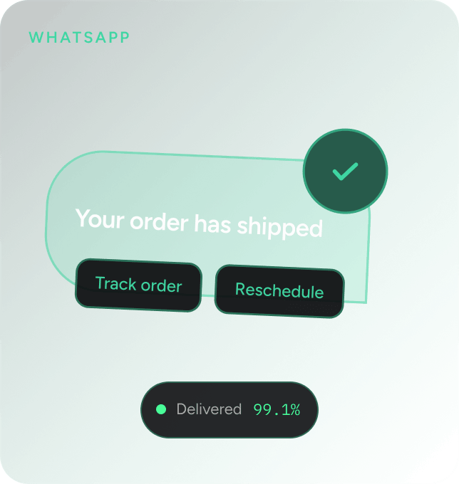 WhatsApp message
