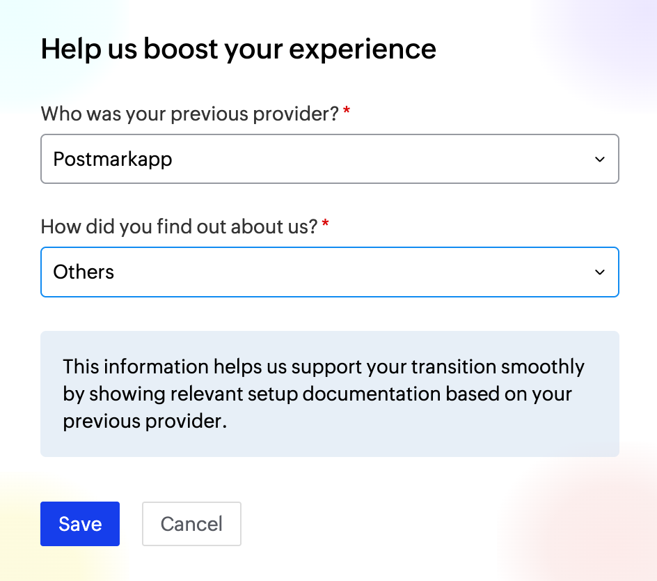 Survey pop-up