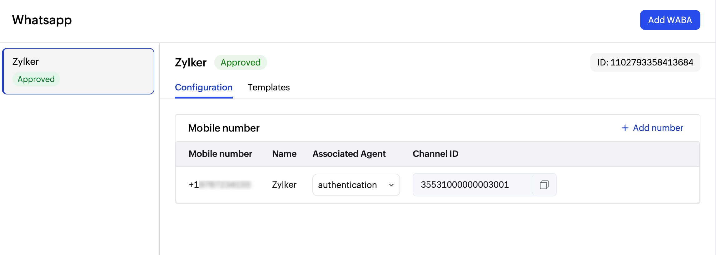 Adding a WhatsApp Business Account 