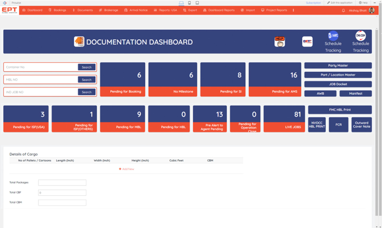 EPT Global Logistics company