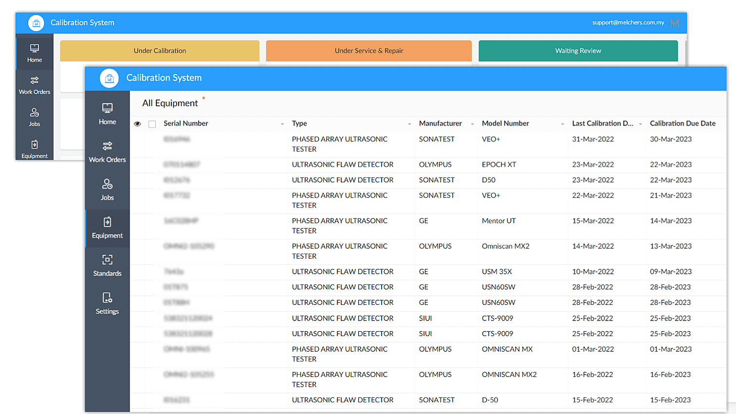 Customer credit application