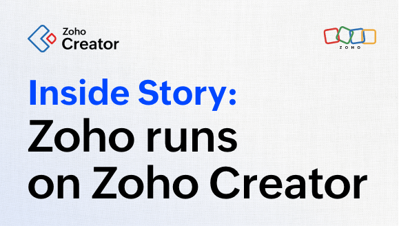 Zoho runs on Creator