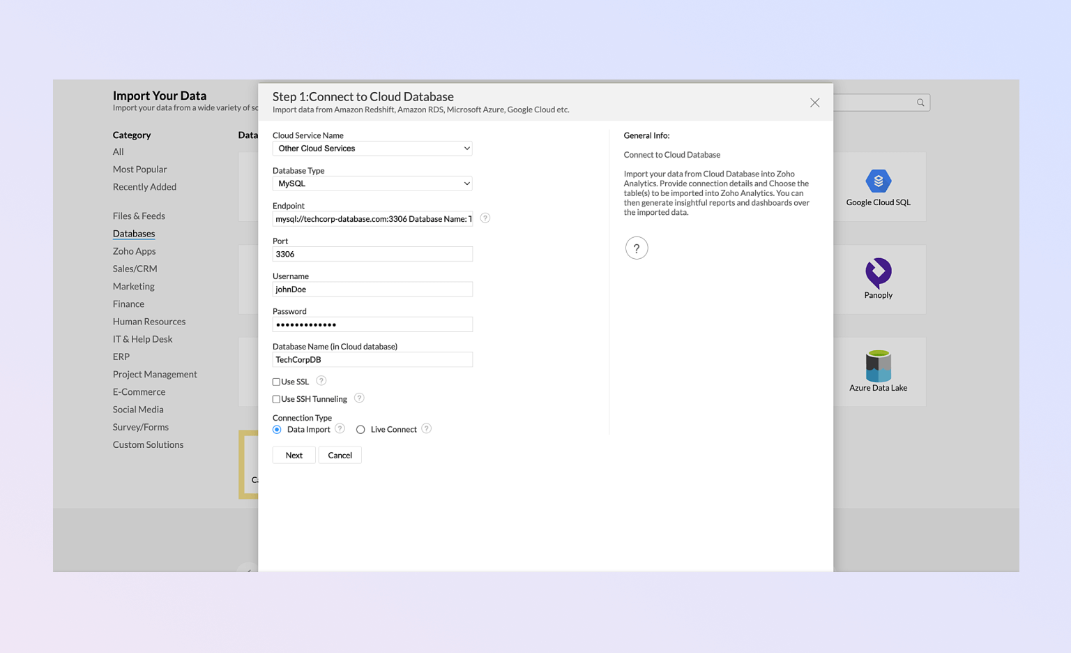 Plug in to your existing databases