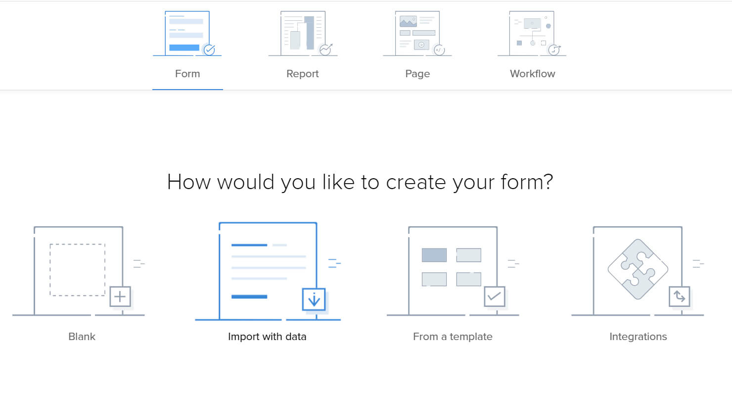 Jump-start with existing data