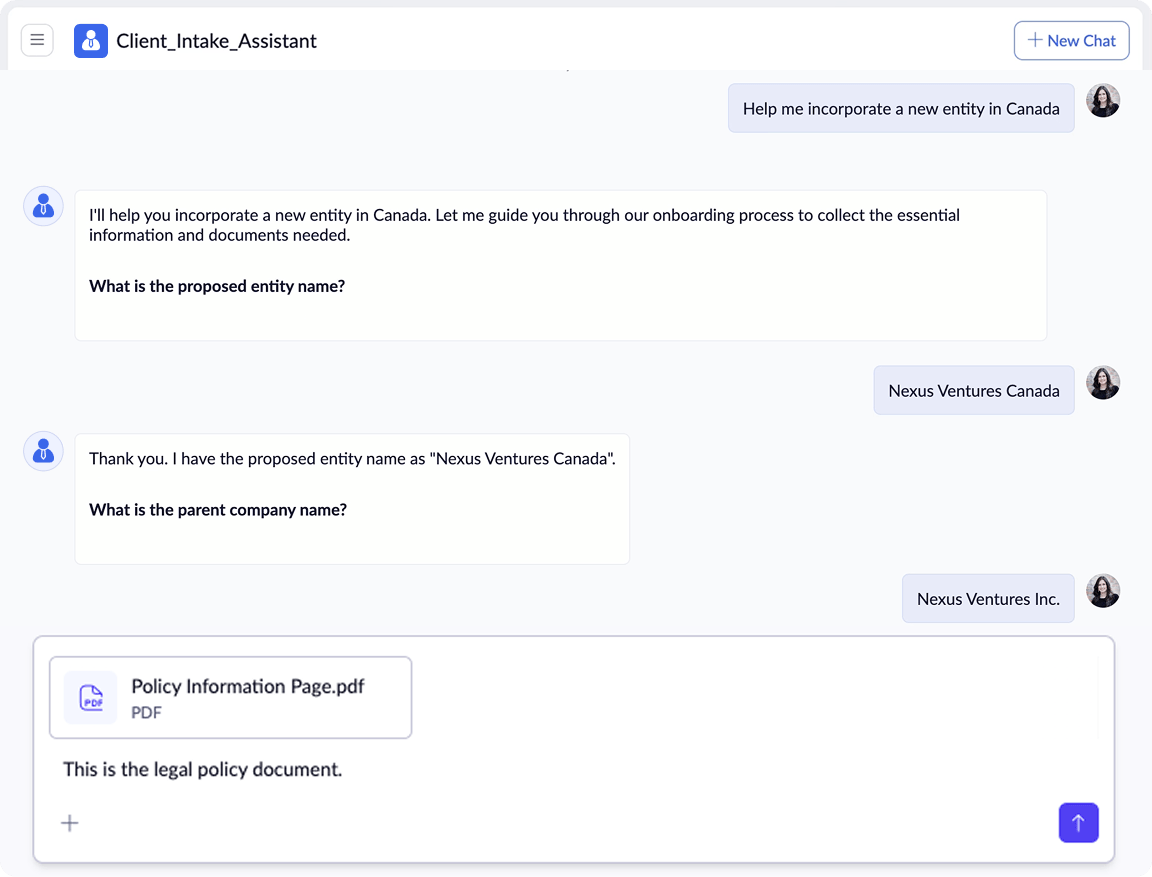 A conversational layer inside your app
