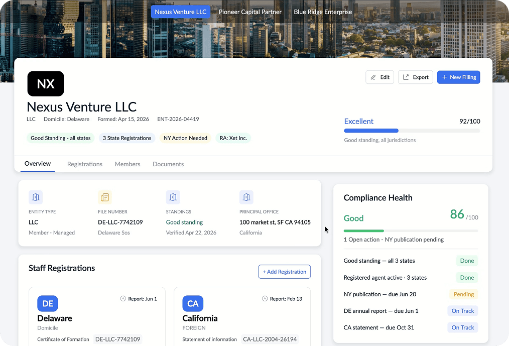 A dedicated portal for external users