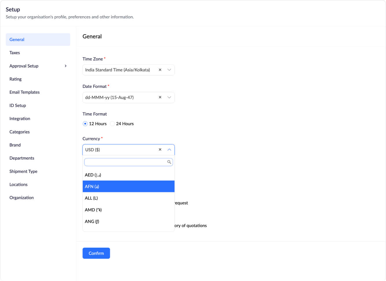 Multi-currency support