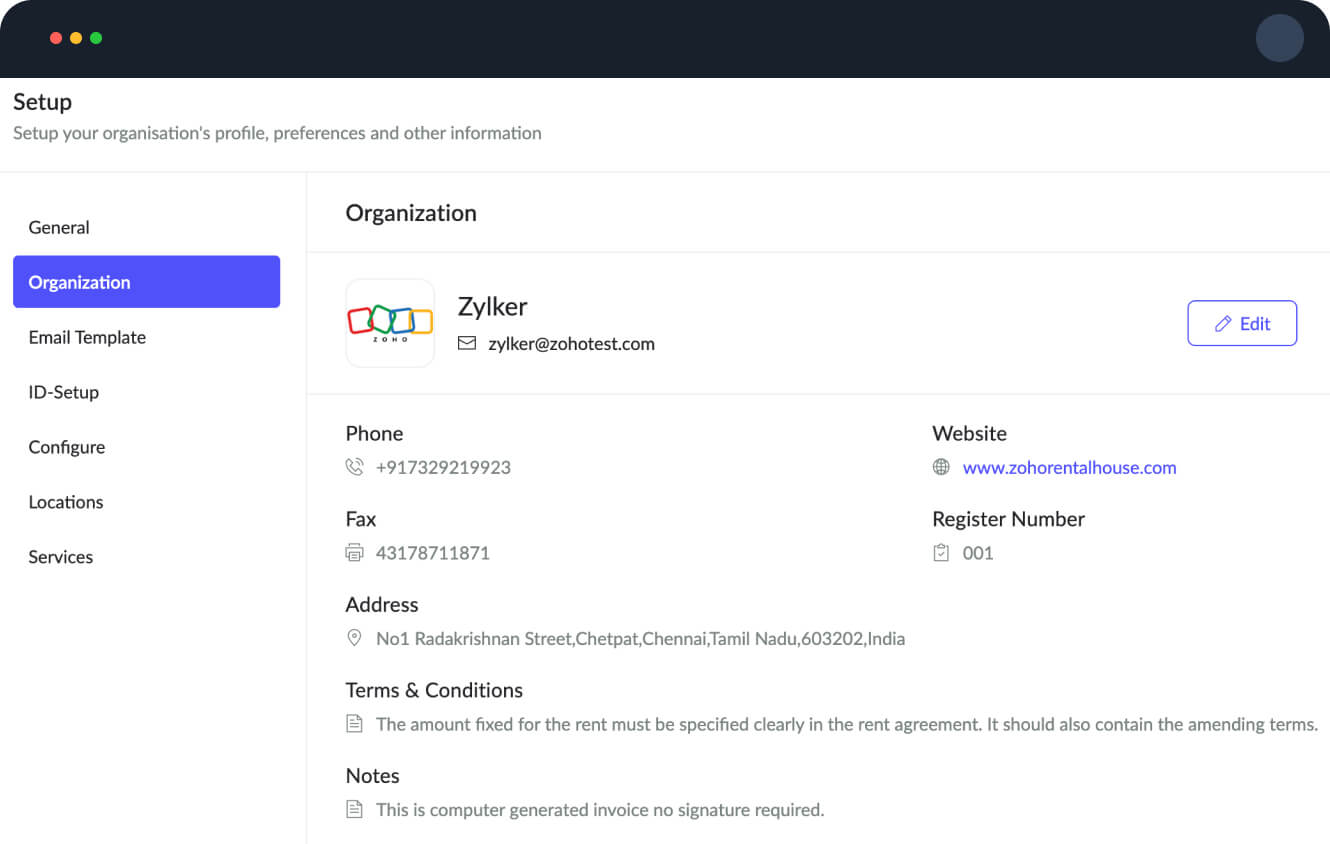 Organize information