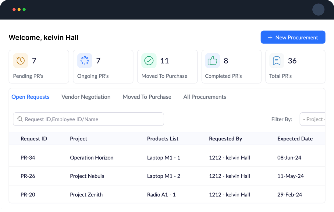 Simplify procurement