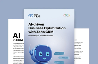 ai driven business optimization with zoho crm