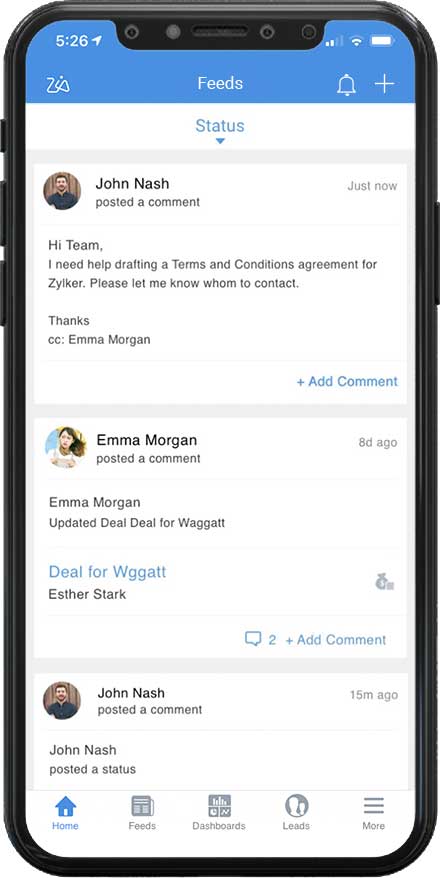Collaborate with your team to share insights