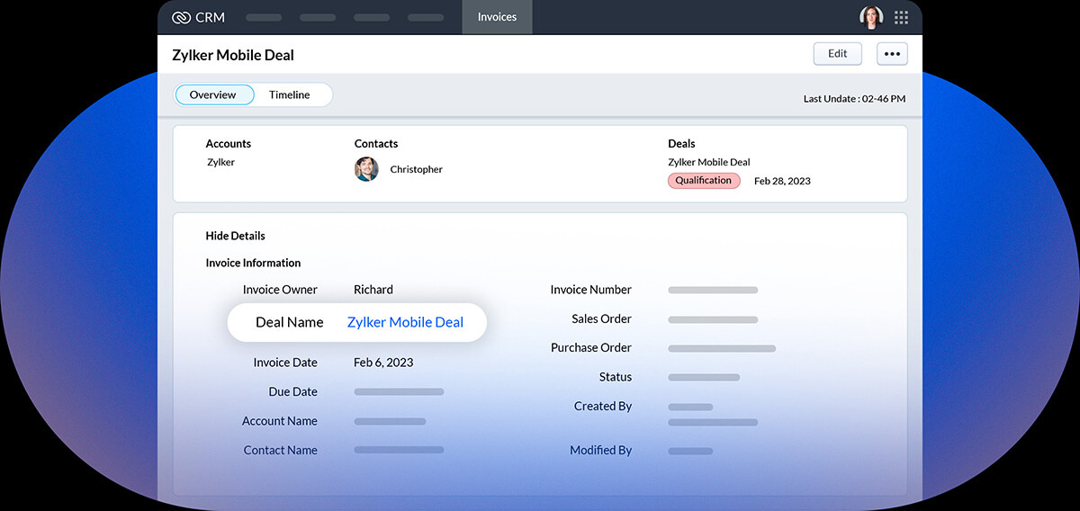 Deal lookup in Invoices: link-deals-with-invoices-with-deal-lookup