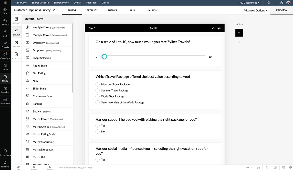 Build Surveys