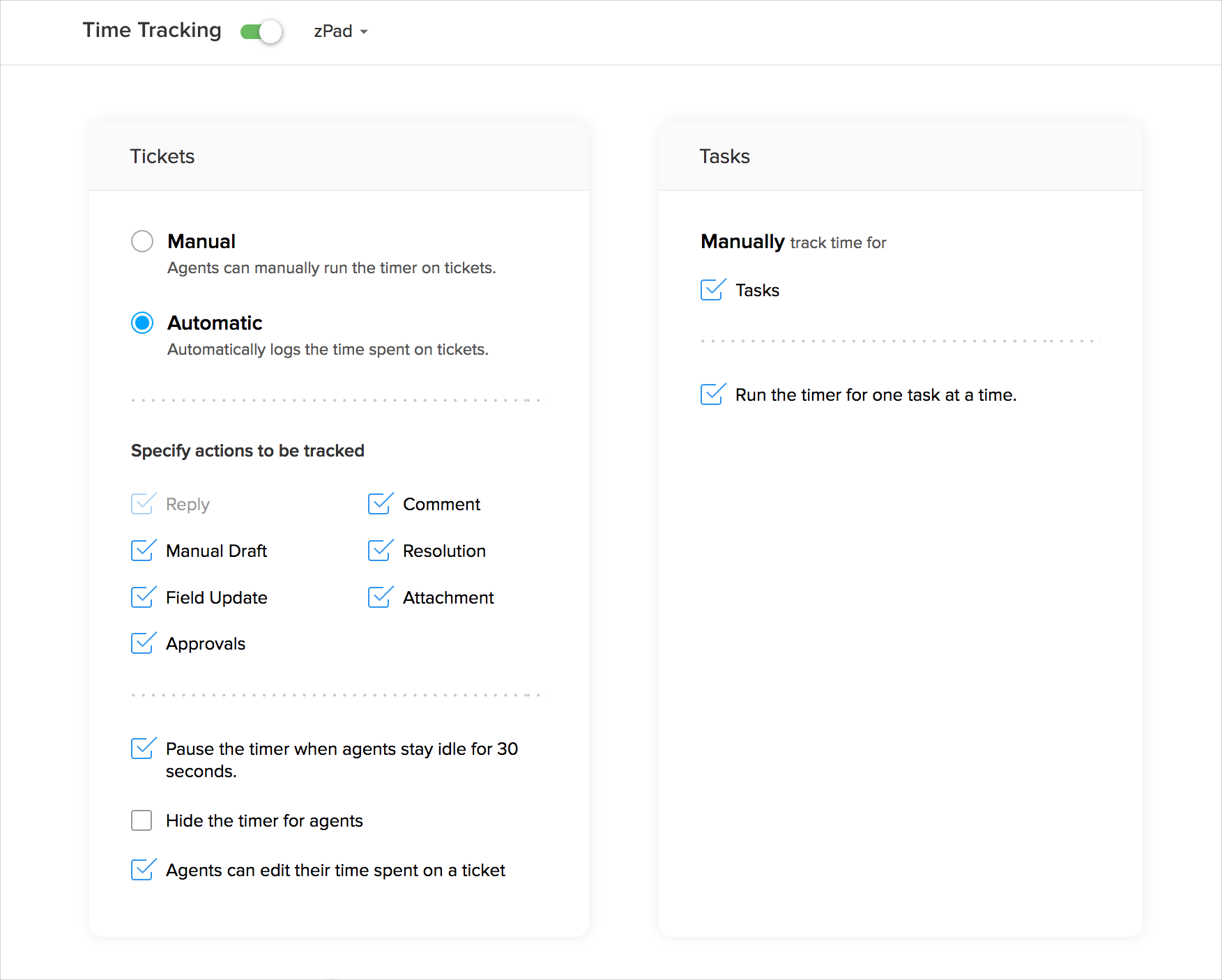 configure