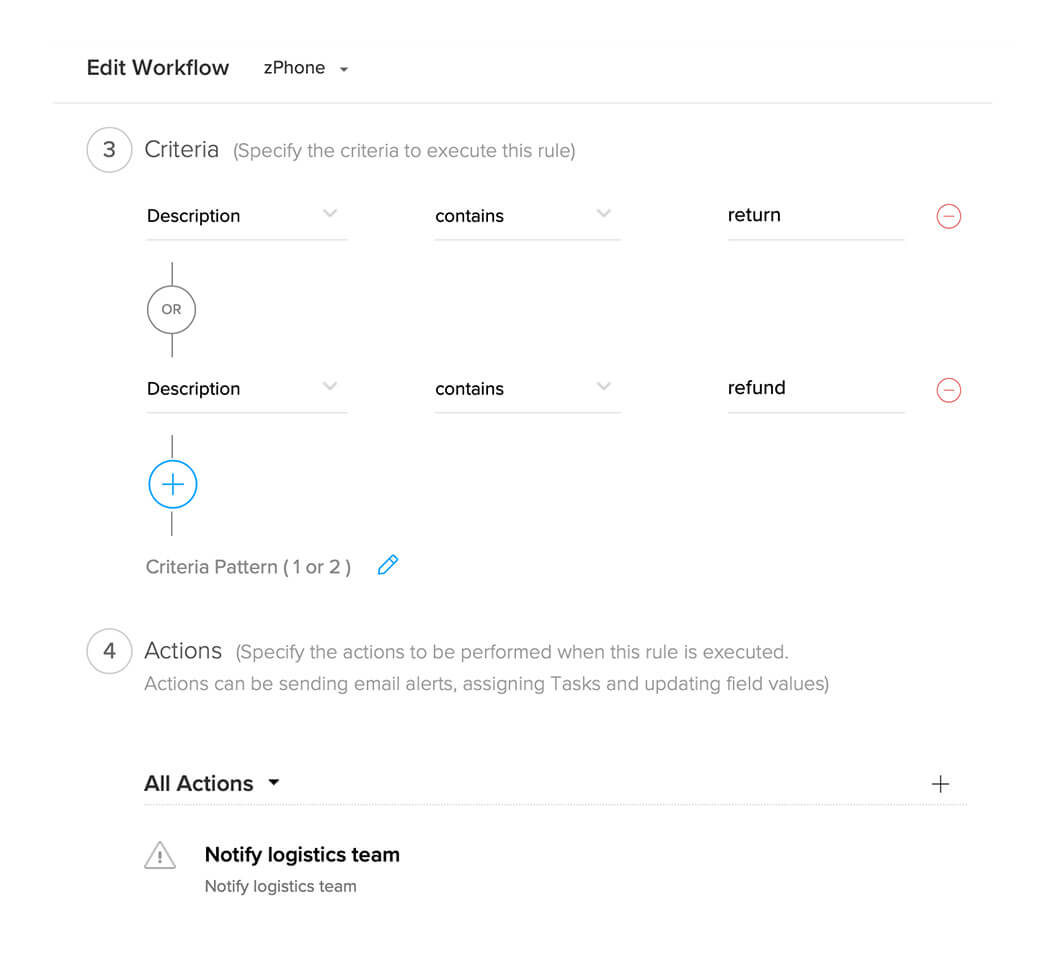 automation rules in Zoho Desk