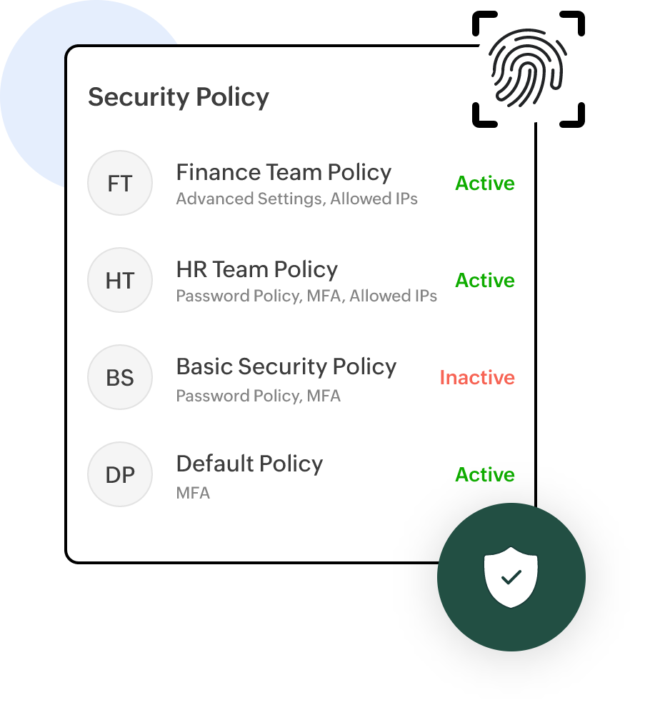 One login. Many factors