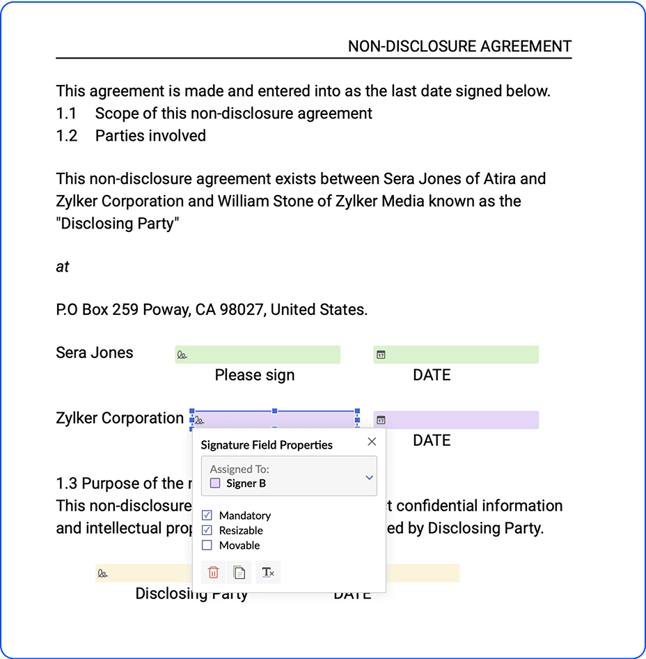 Create customized document templates