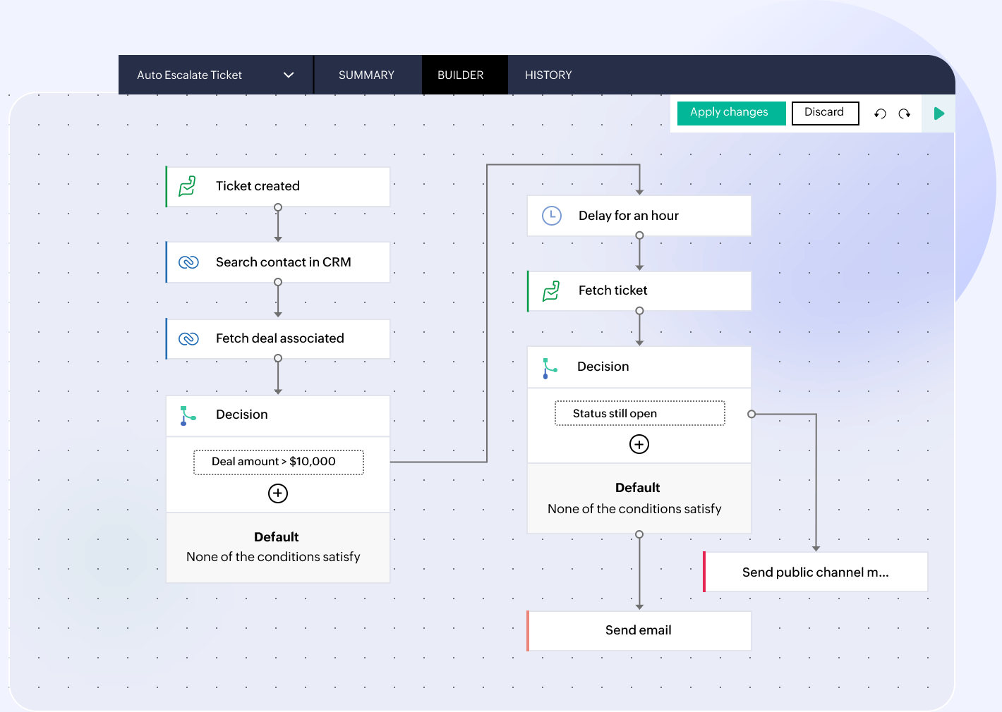multi-app workflow builder