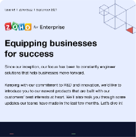 Zoho for Enterprise