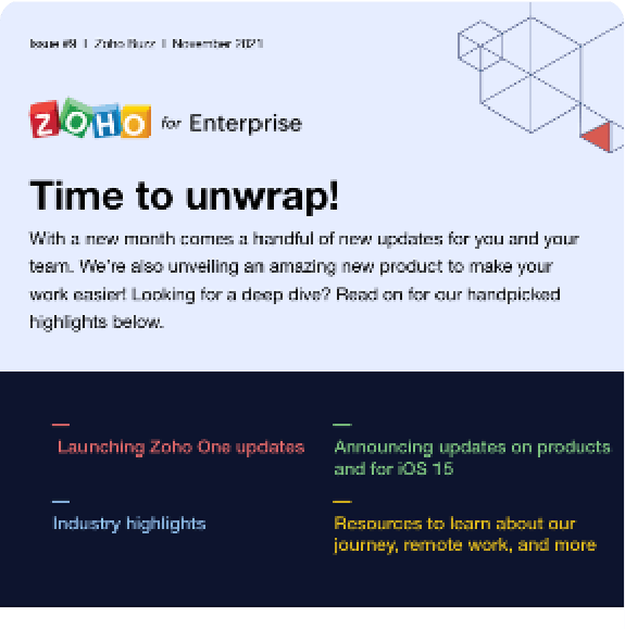 Zoho for Enterprise