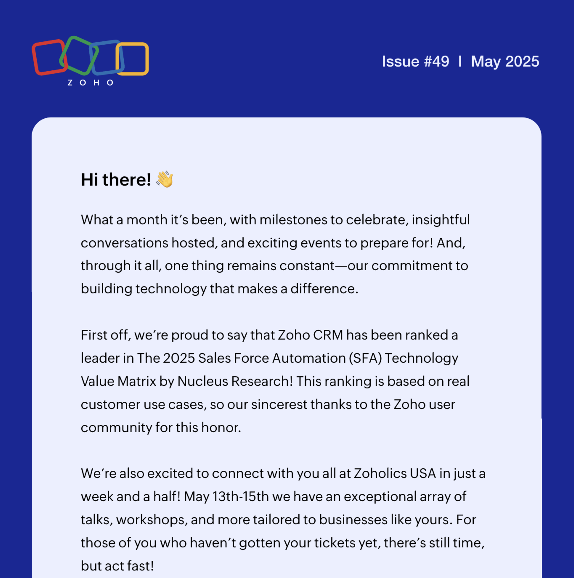 Zoho for Enterprise