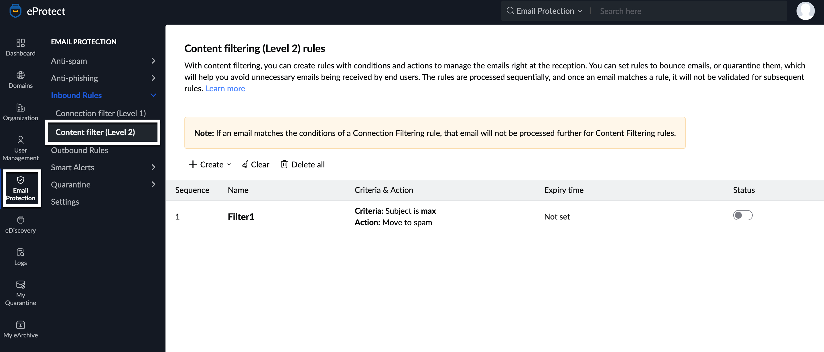 Content Filters Content Filters