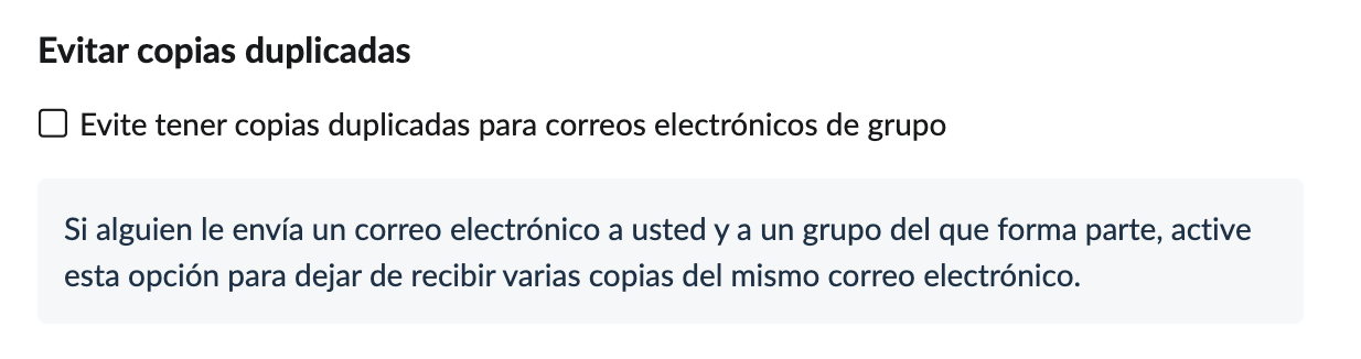 evitar correos duplicados