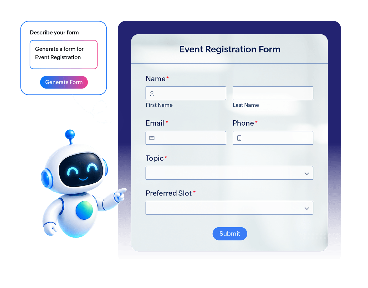 AI Form Builder - Zoho Forms
