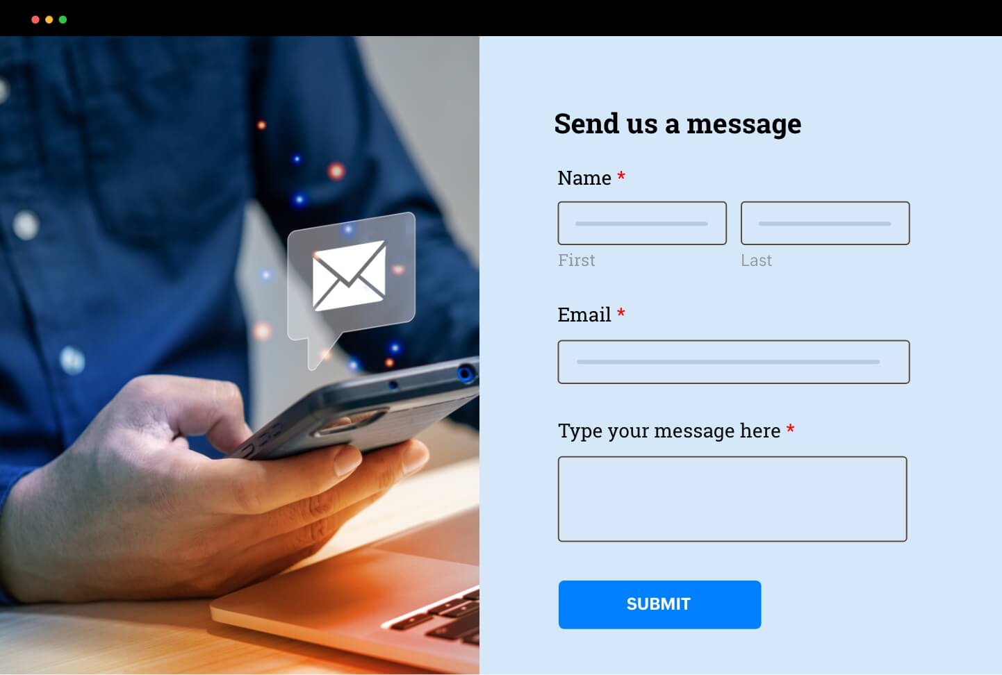 Contact form generator