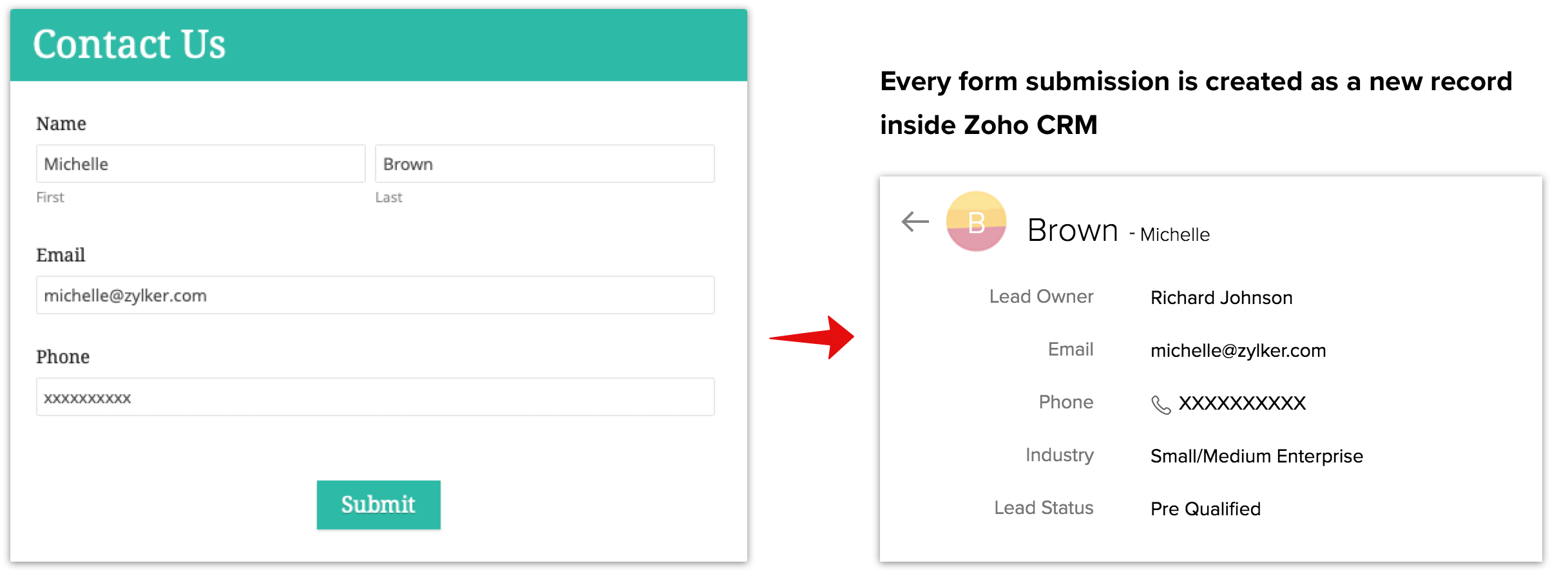 Zoho CRM integration