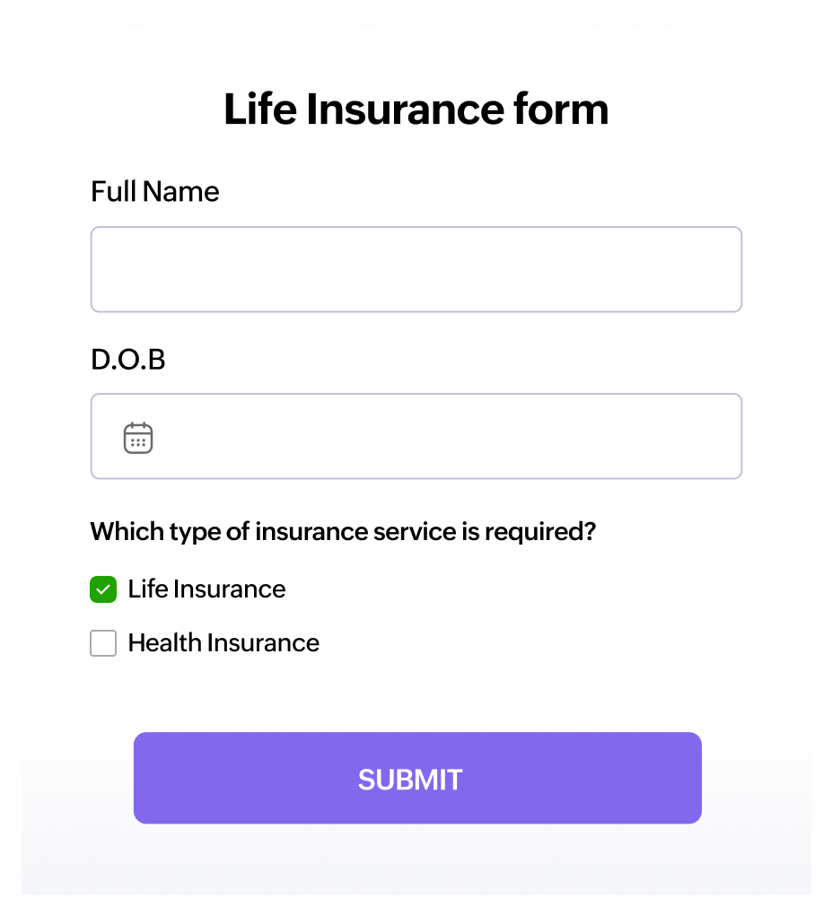 Checkbox choice field in Zoho Forms