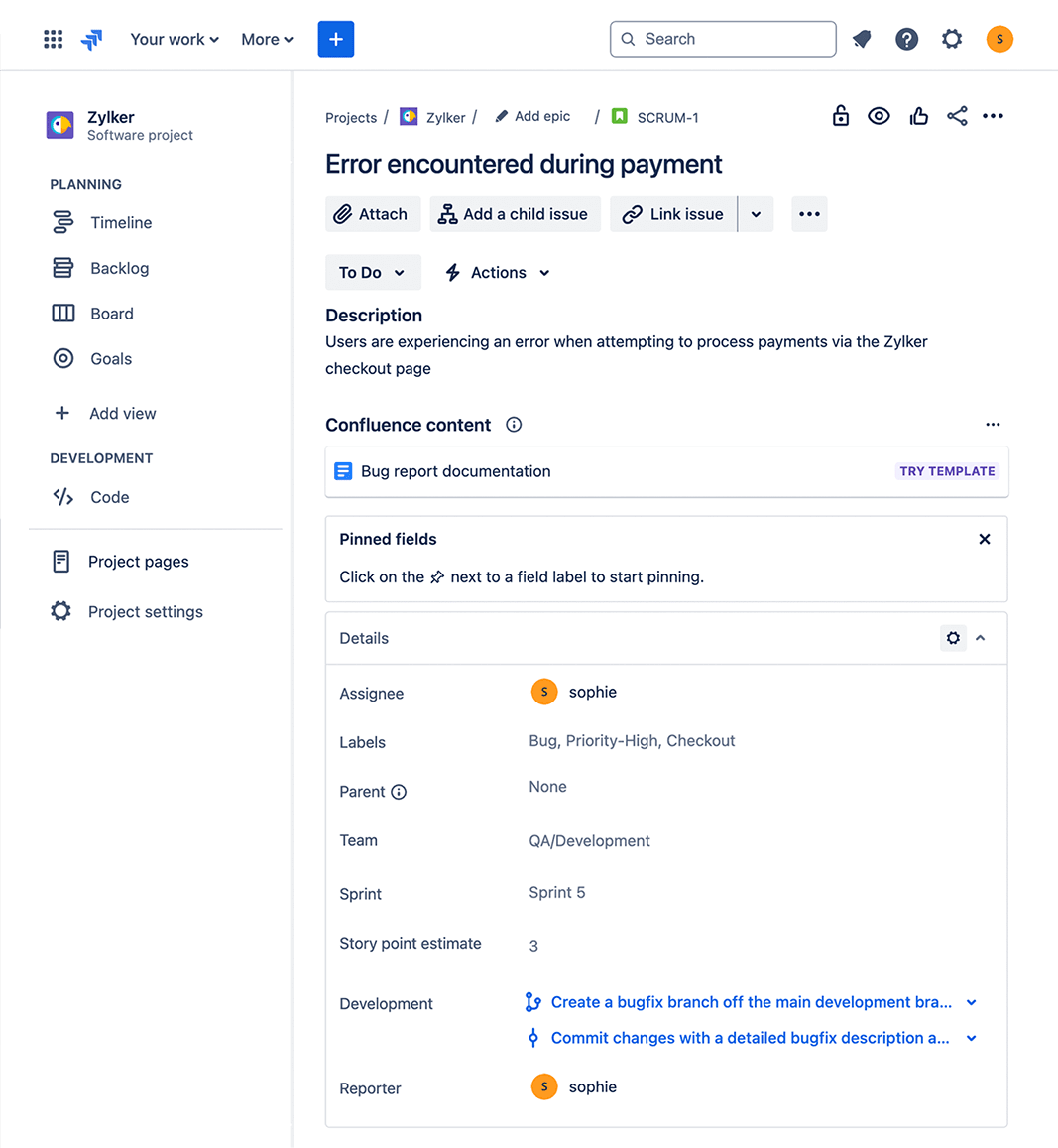 Issue tracking